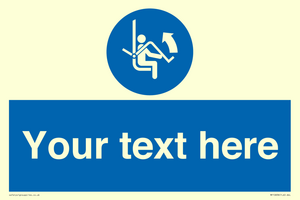 Custom Mandatory: Open safety bar of chairlift